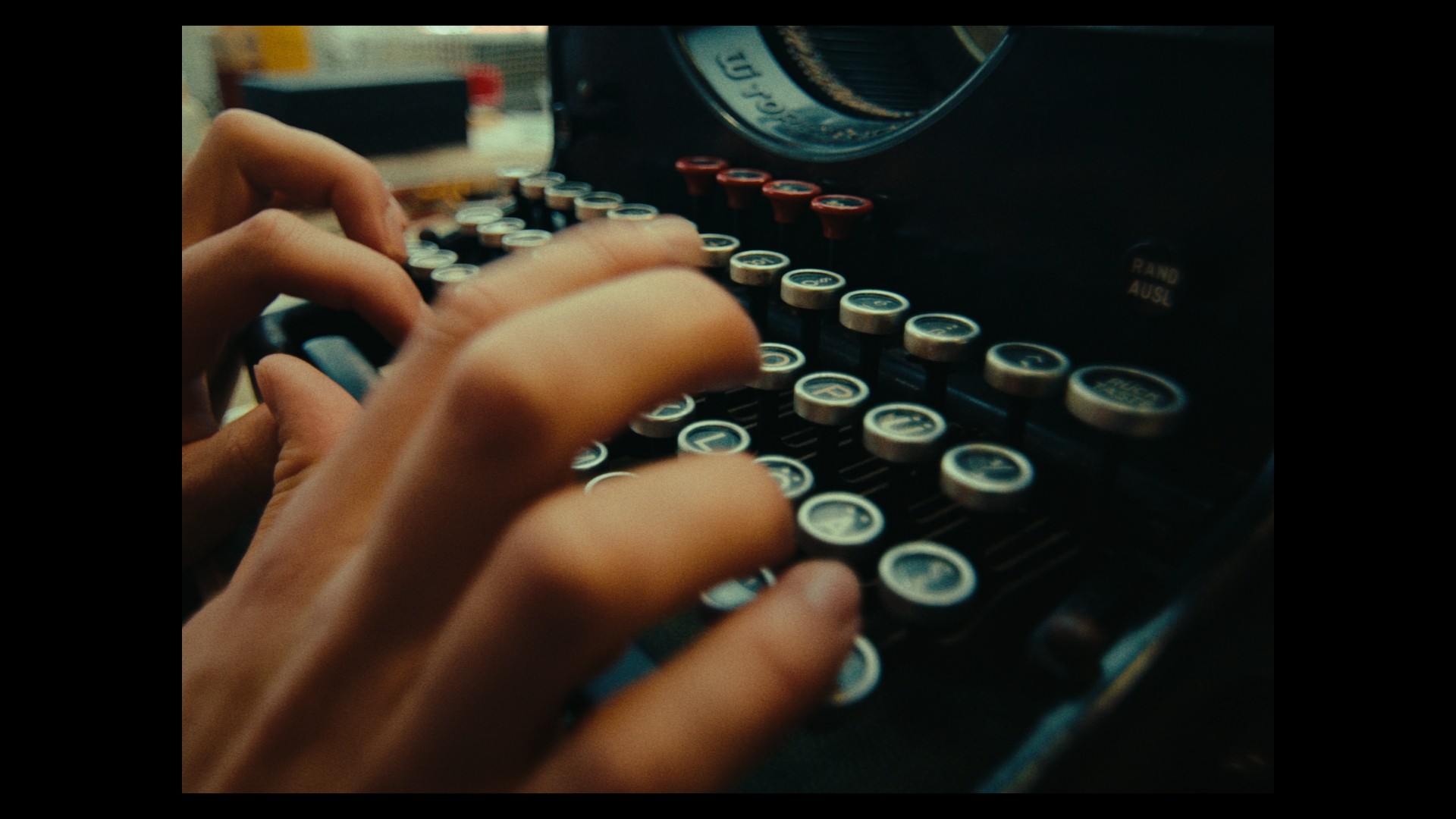 Schreibmaschine in alter Bürolocation in Biberach