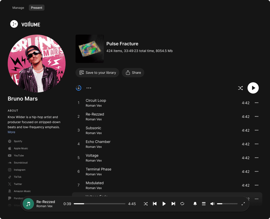 Bruno Mars Playlist