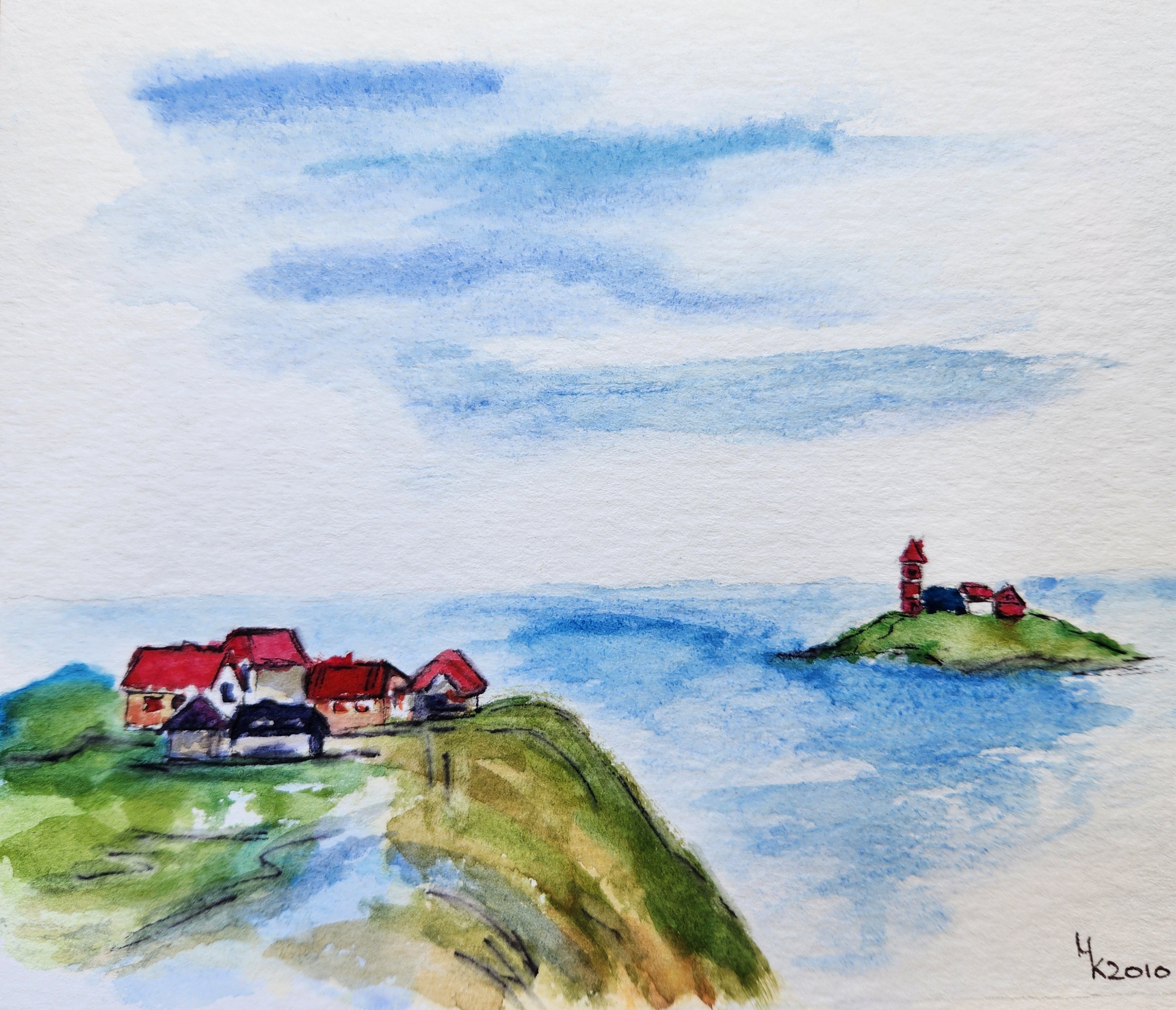 A person stands in a sandstone cave.