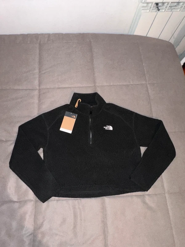 Polaire Femme The North Face – Noir – Crop Top – Taille M #7318