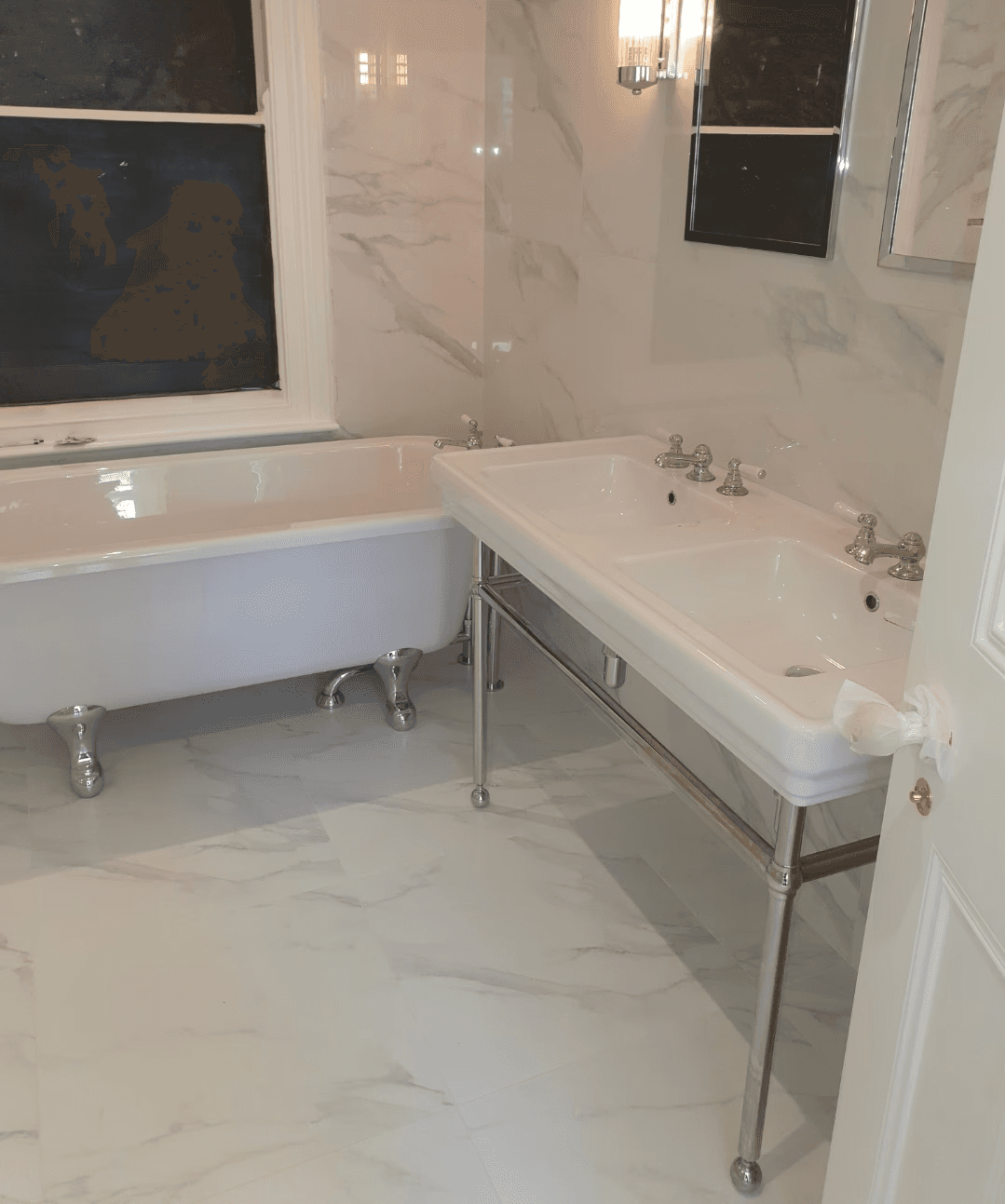 Beautiful bathroom renovation in north london