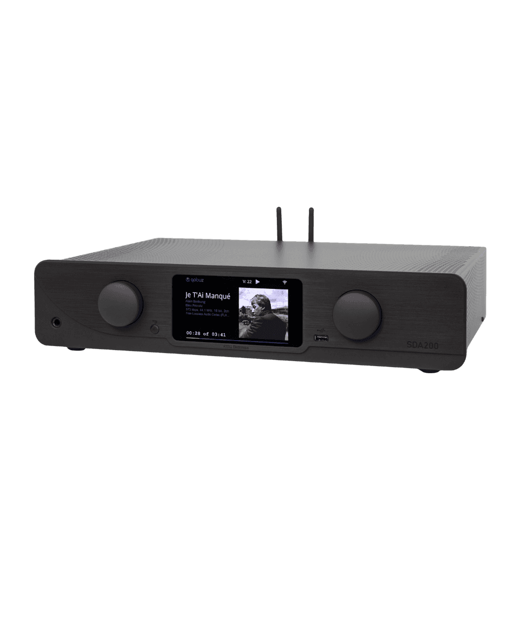 Atoll SDA200 - black - front - LE STUDIO HIFI
