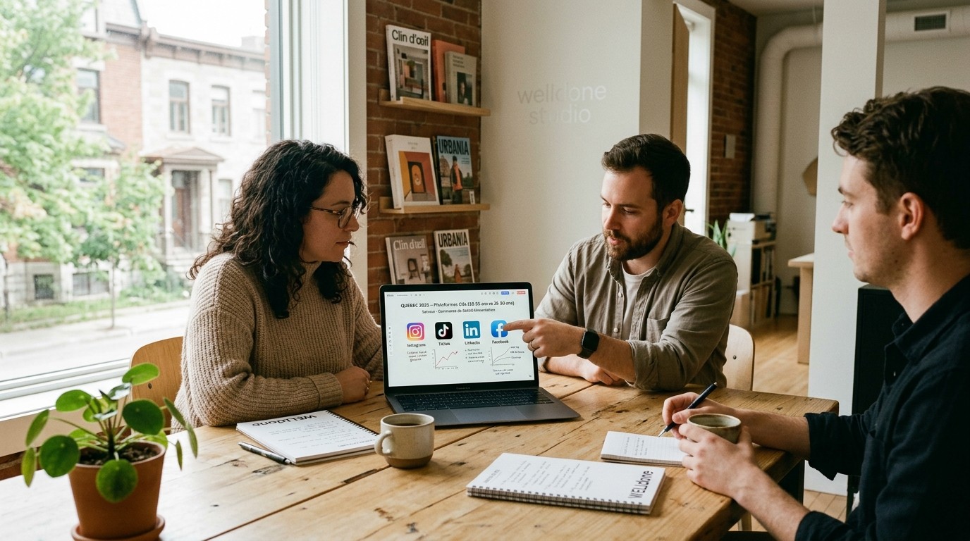 welldone studio en plein travail de production en collaboration avec Production Chaumont 6