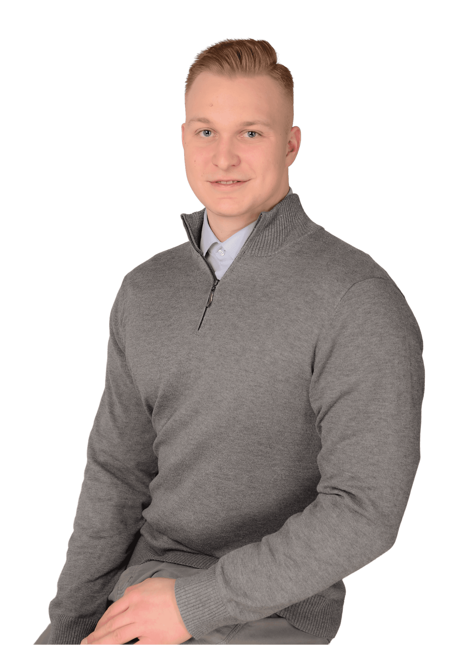 A smilintg girl holding books