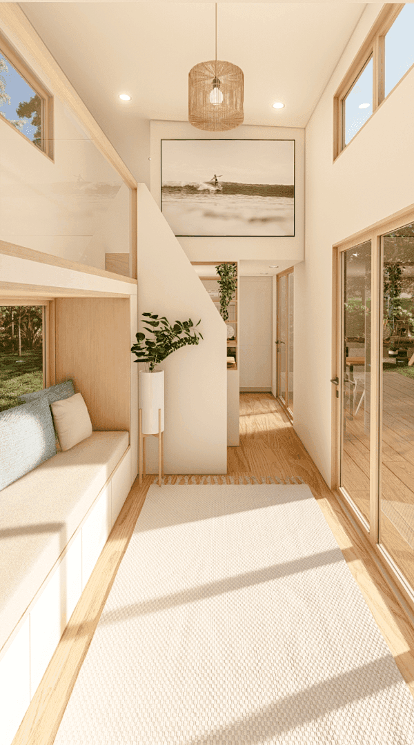 Luna 9.5m/32ft Tiny House Living with ample storage
