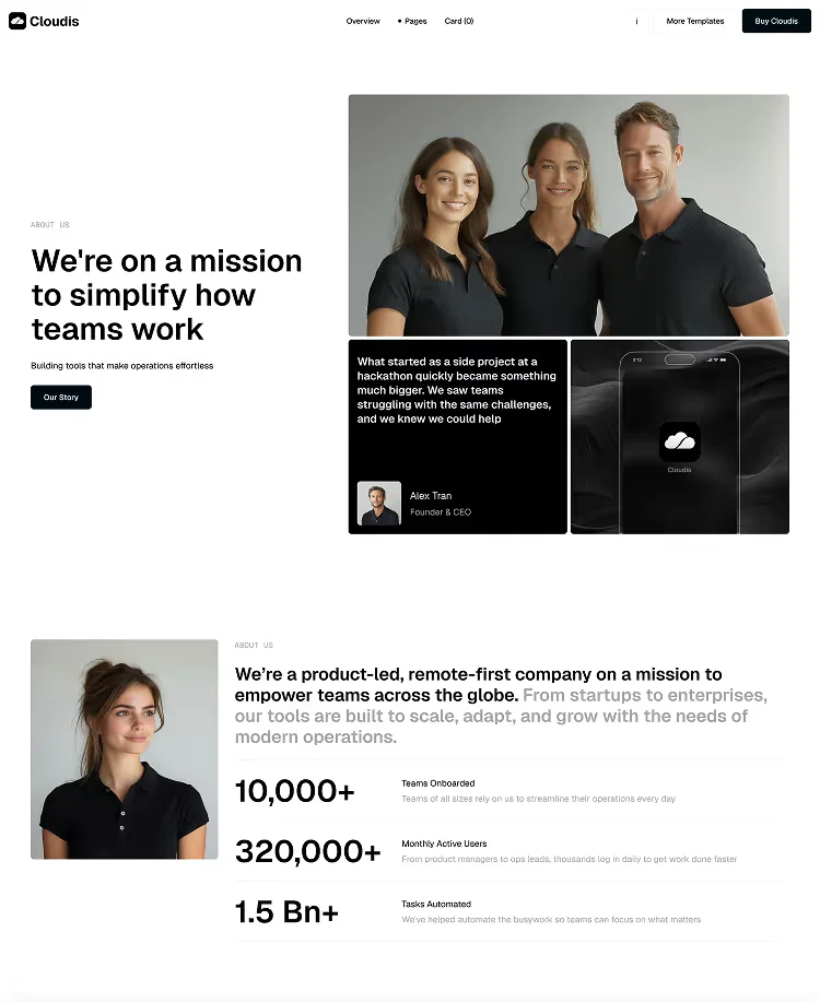 SaaS Framer Template