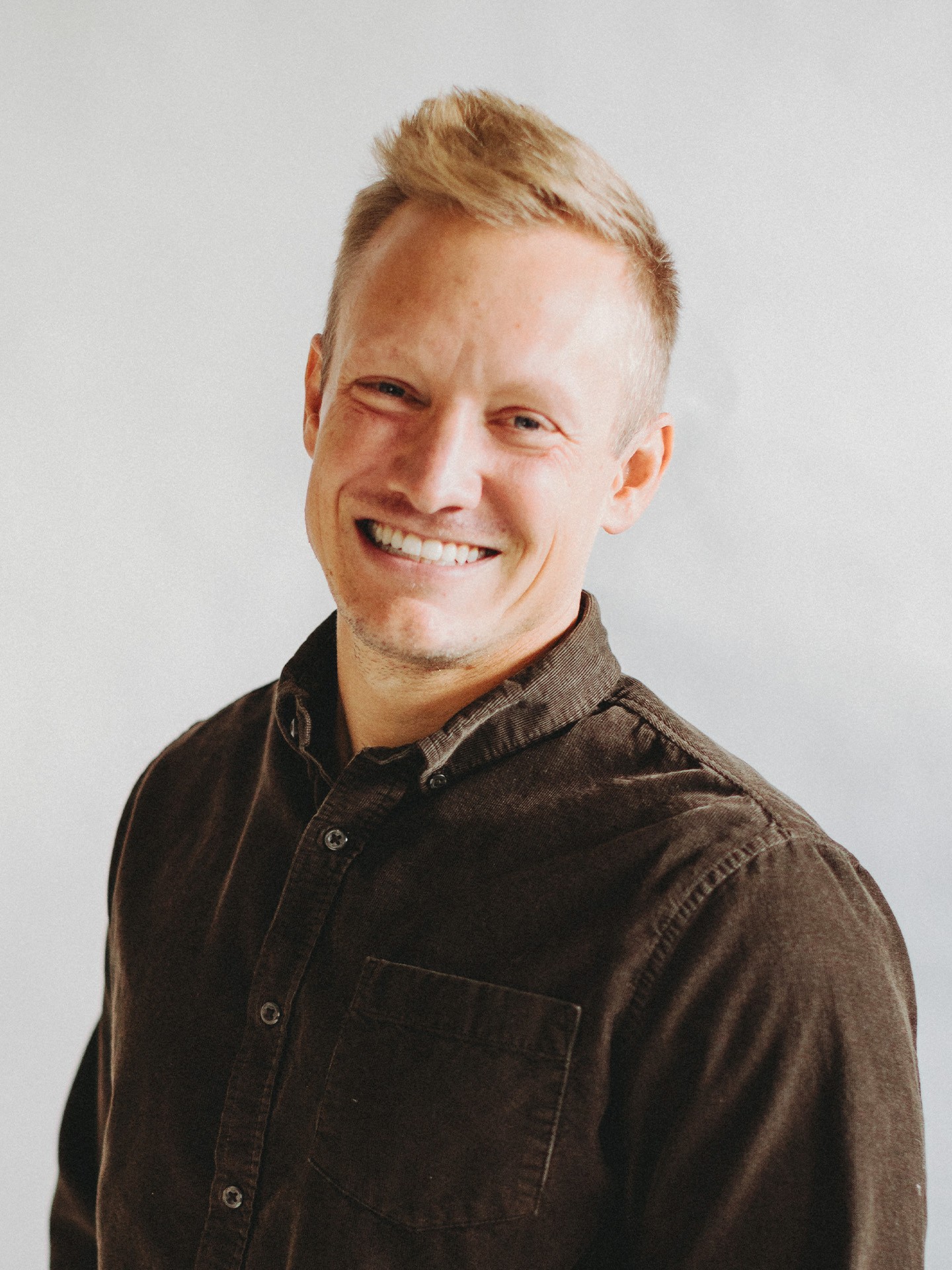 A medium-close portrait of Austin Wilson smiling.