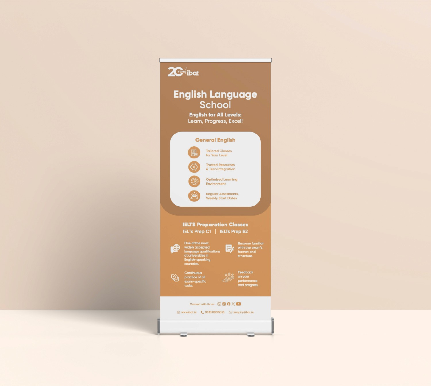 Roll Up Banner Design IBAT - GUS Global