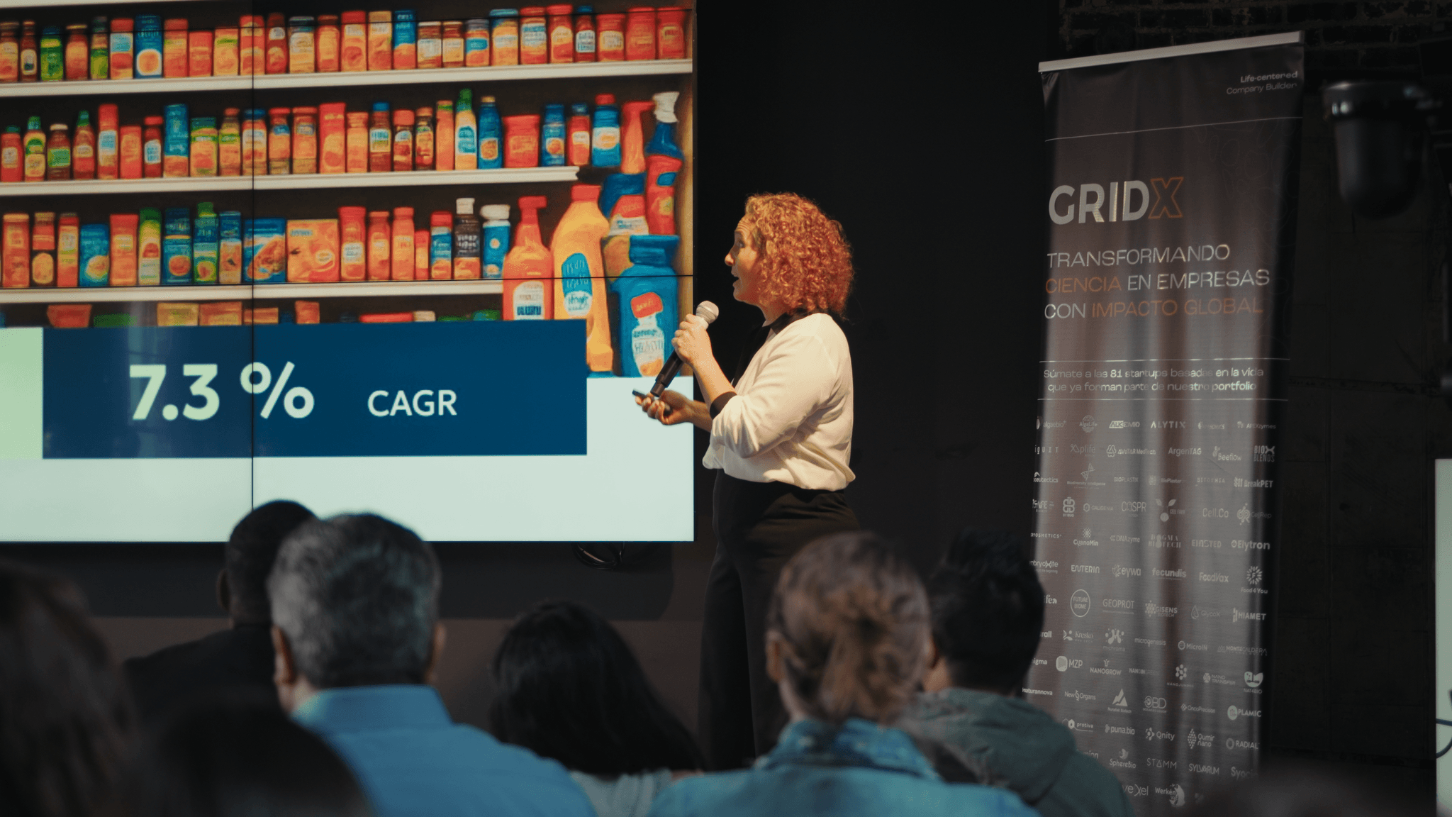 Founder speaking at a meetup event in Tulsa.