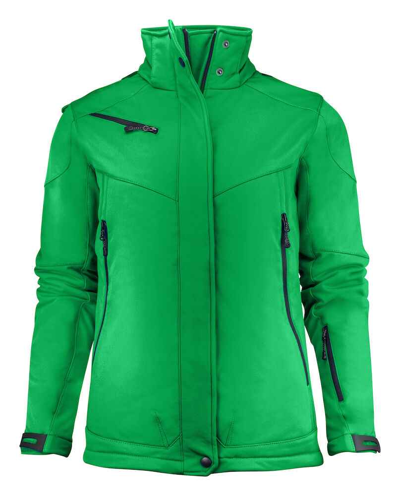 Zomerwerkkledij dames bij Vanatex — Printer Softshell Jacket Skeleton Lady