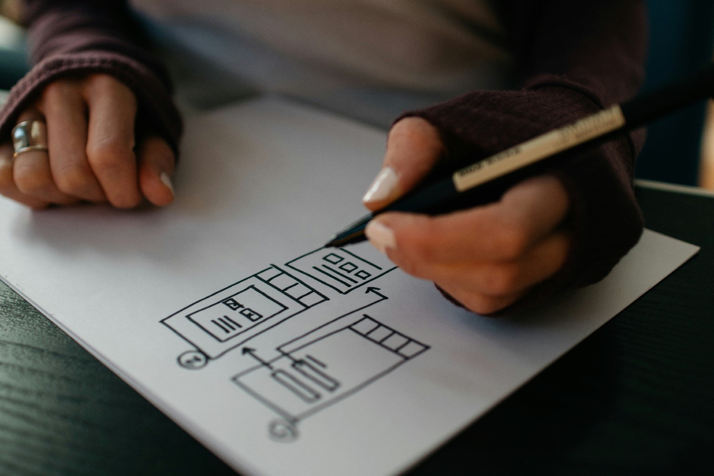 illustration of smartphone application screenshots