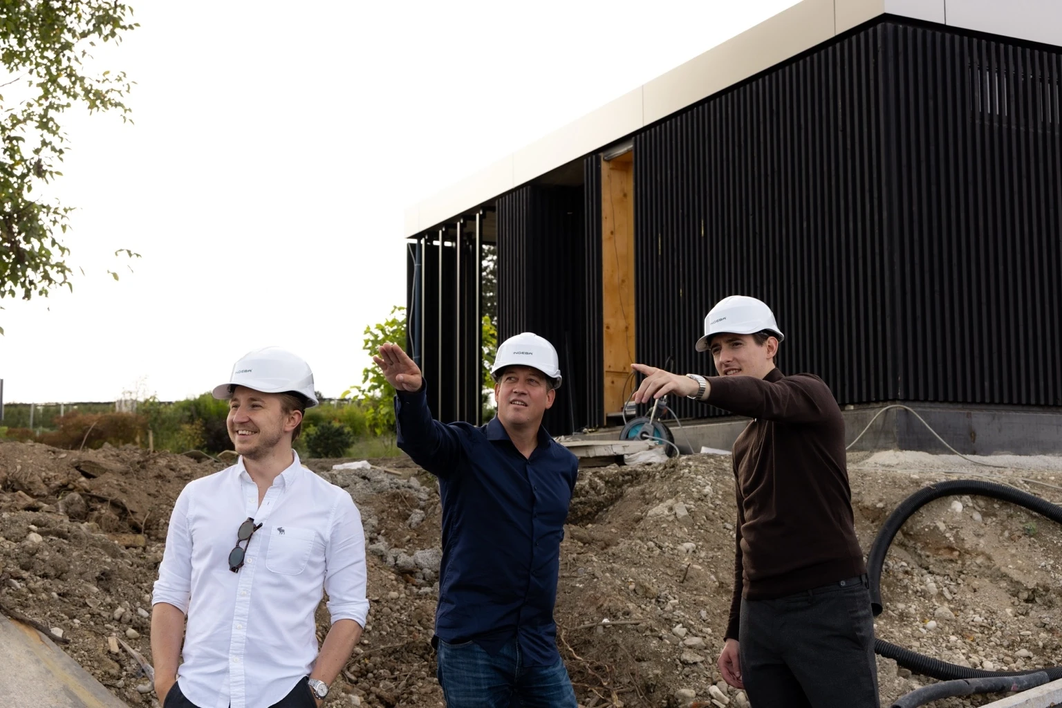 Videographer filming