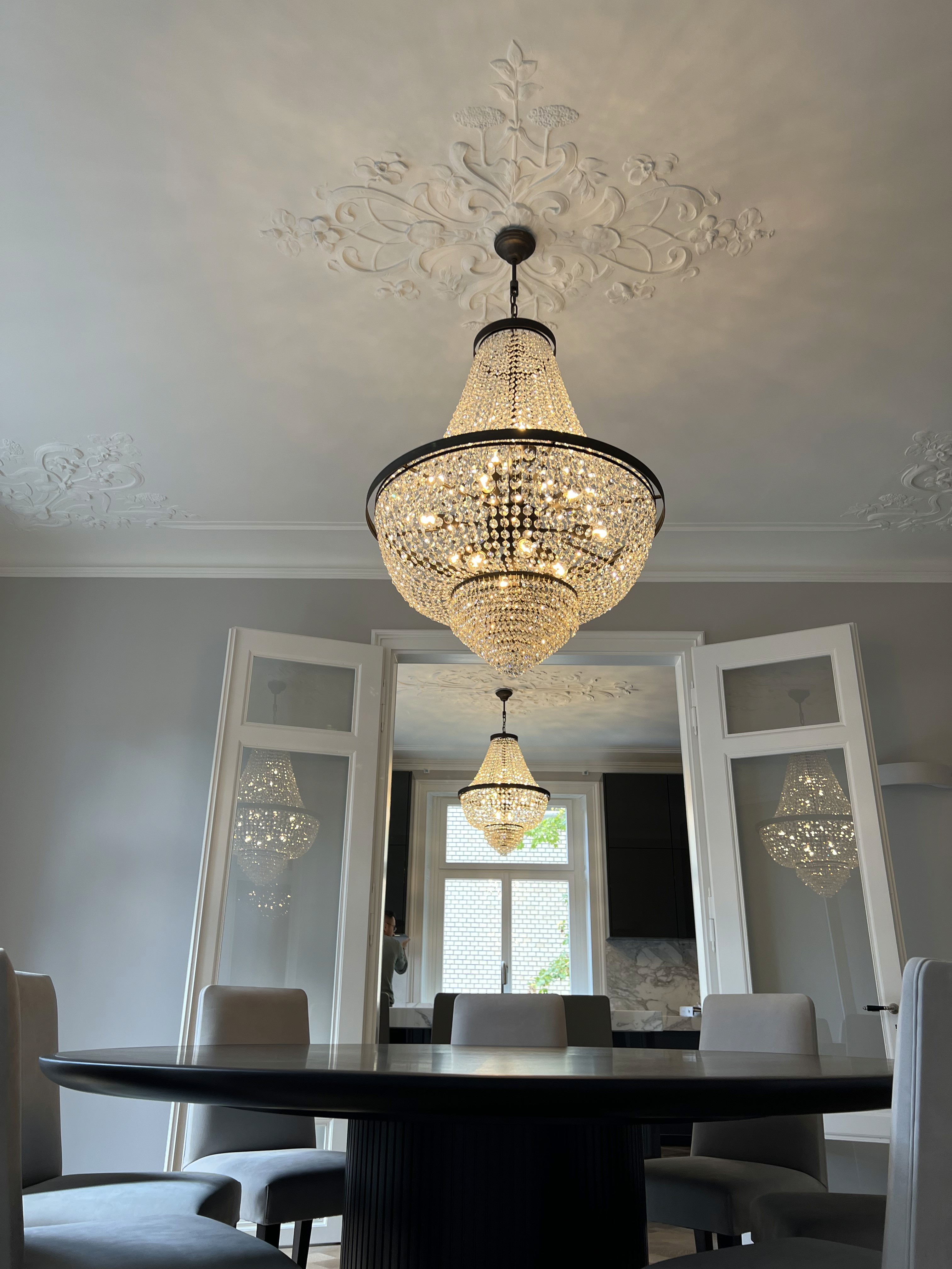 Crystal chandeliers