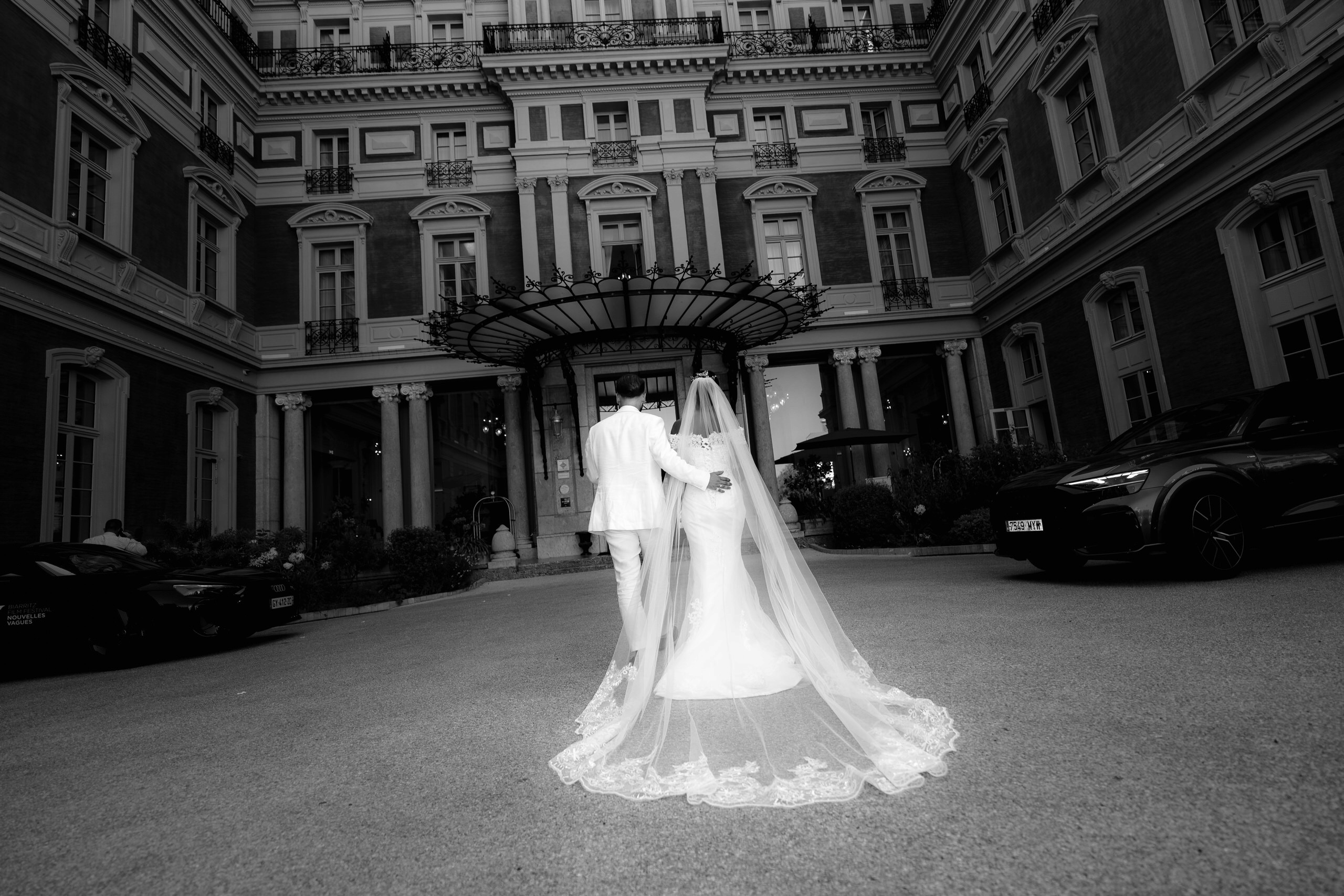 Wedding at Hotel du Palais, Biarritz