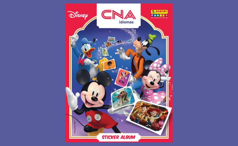 CNA Idiomas, Disney e Panini lançam álbum de figurinhas para o Dia das Crianças