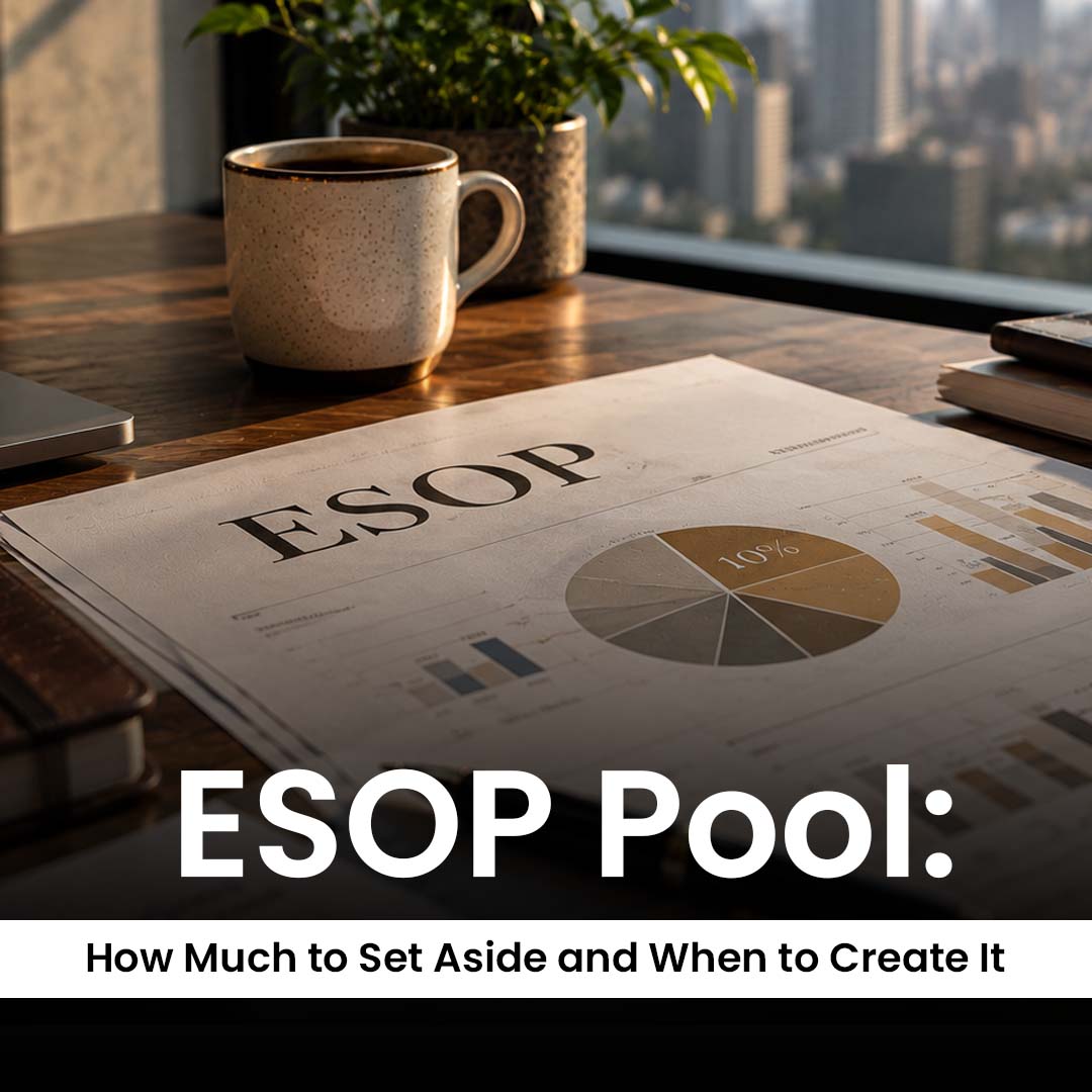 ESOP pool sizing in India, pre-money versus post-money creation, and what it costs founders