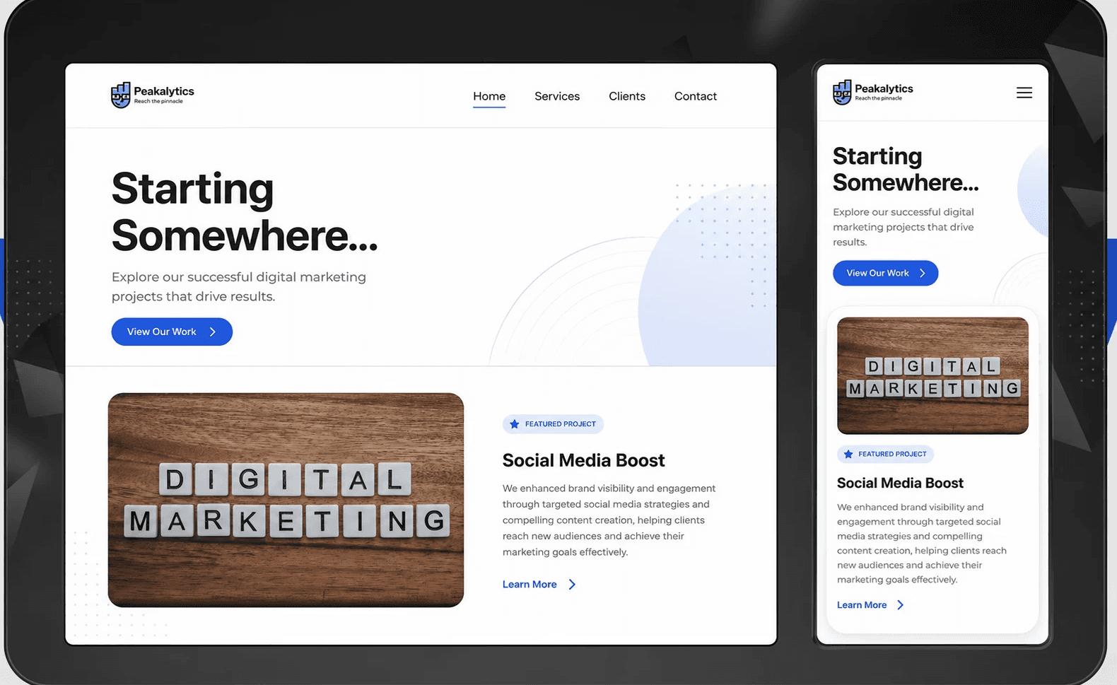 Digital Marketing Website Design
