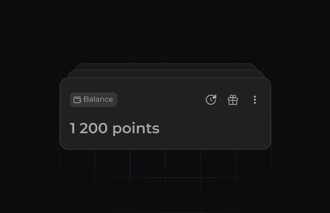 Tap to Earn feature illustrated with a central tappable element surrounded by floating point icons, indicating reward collection.