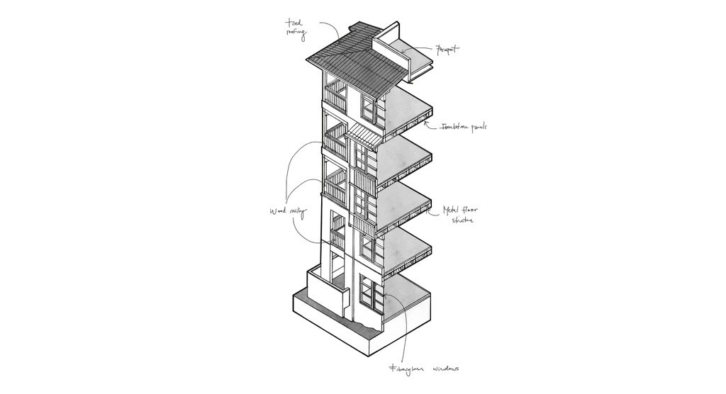 Facade construction details