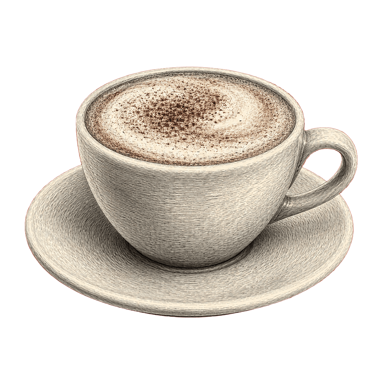 Back coffee cup