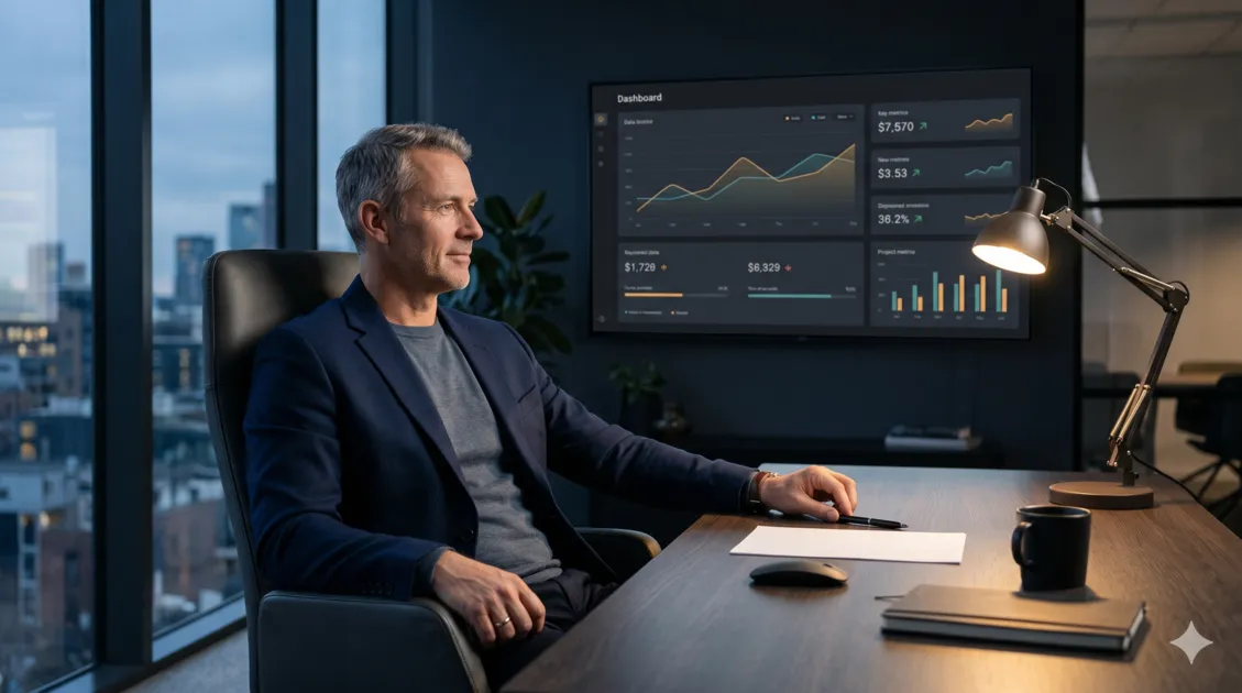 tableau de bord IA d'entreprise - pilotez avec de la donnée en temps réelle