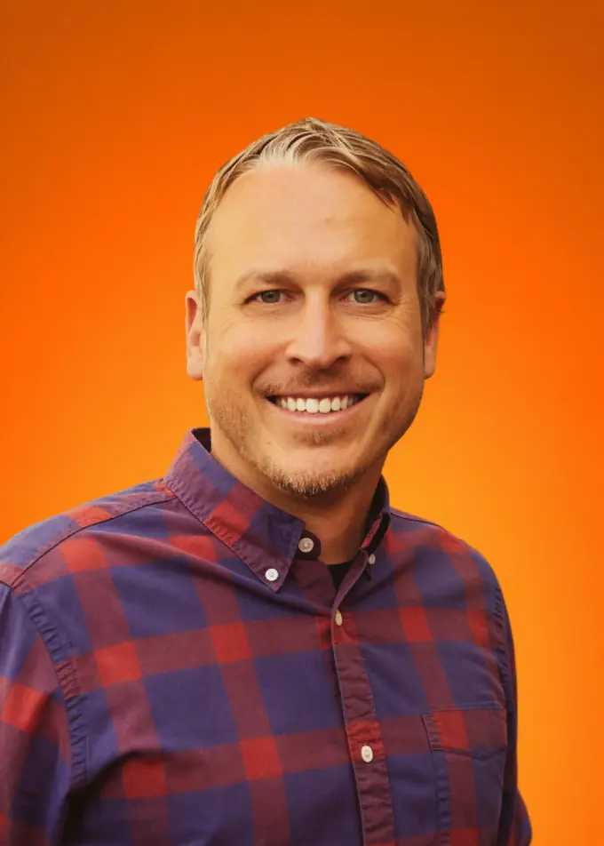 Portrait of portfolio creator – front view