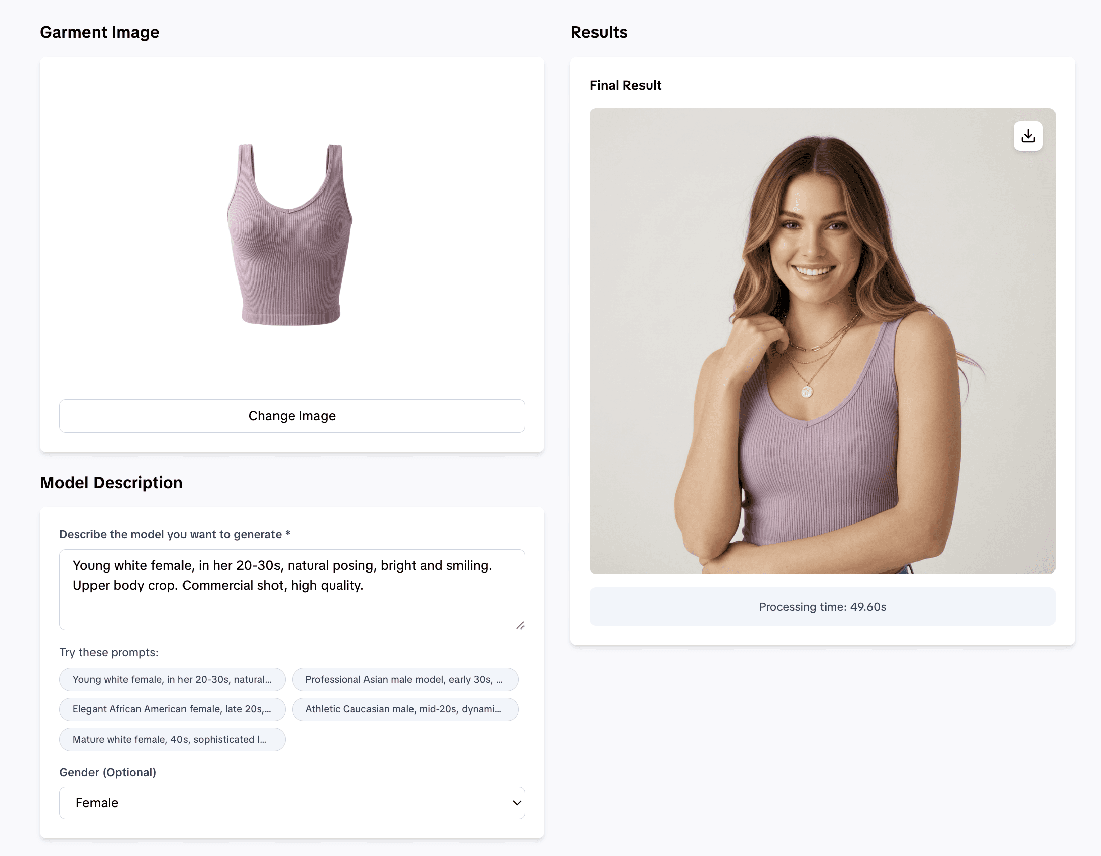 Fashion Product-to-Image