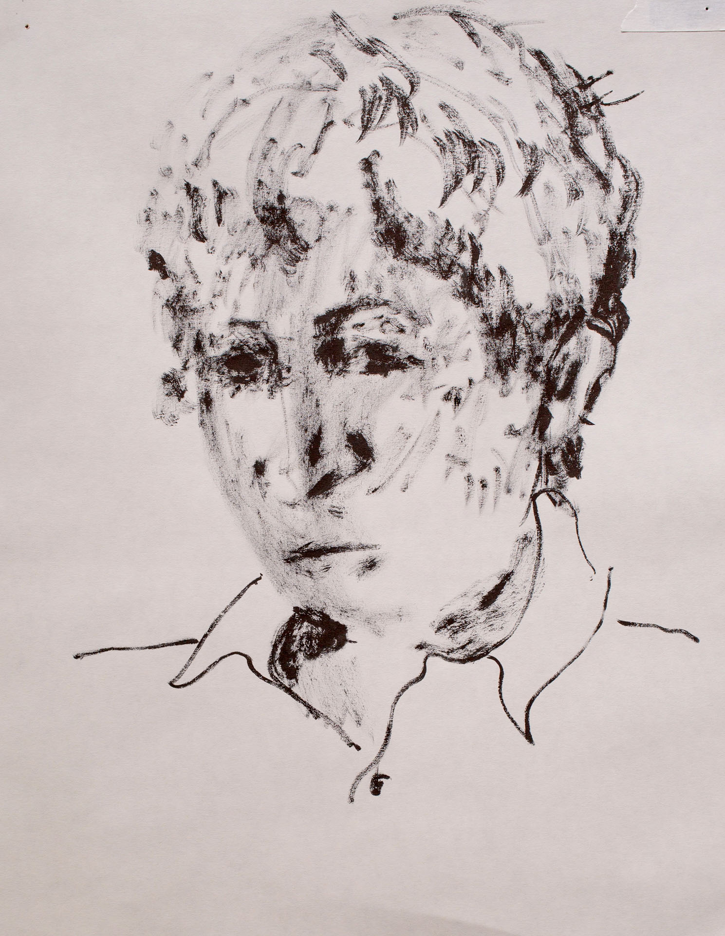 Untitled 3, 2025, ink on paper, 14x11"