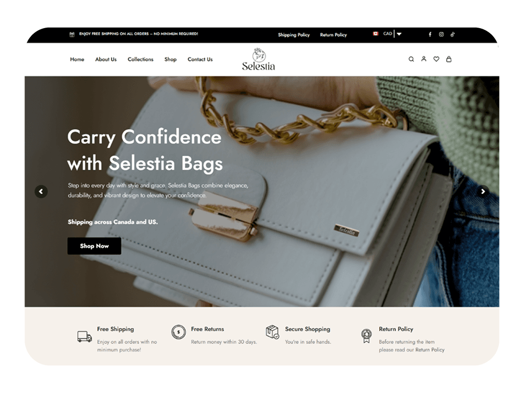 Realione Hero section