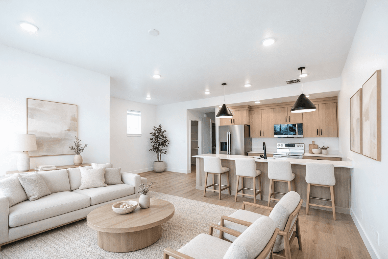 Furnished living area