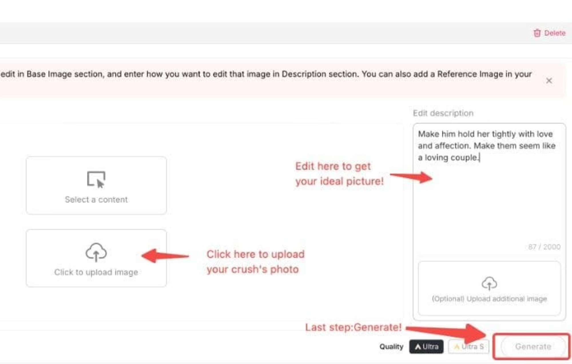 ai boyfriend chat to edit guide