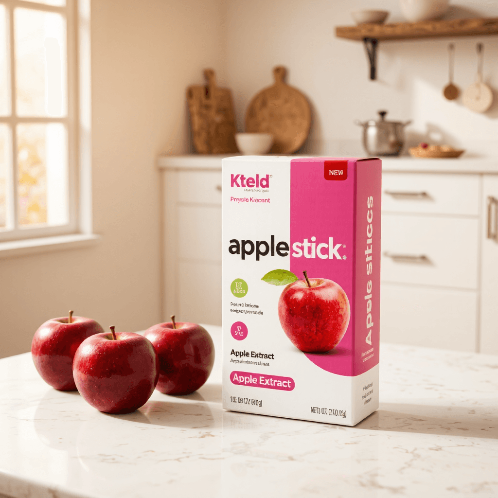 product photography of box of nutritional supplement sticks