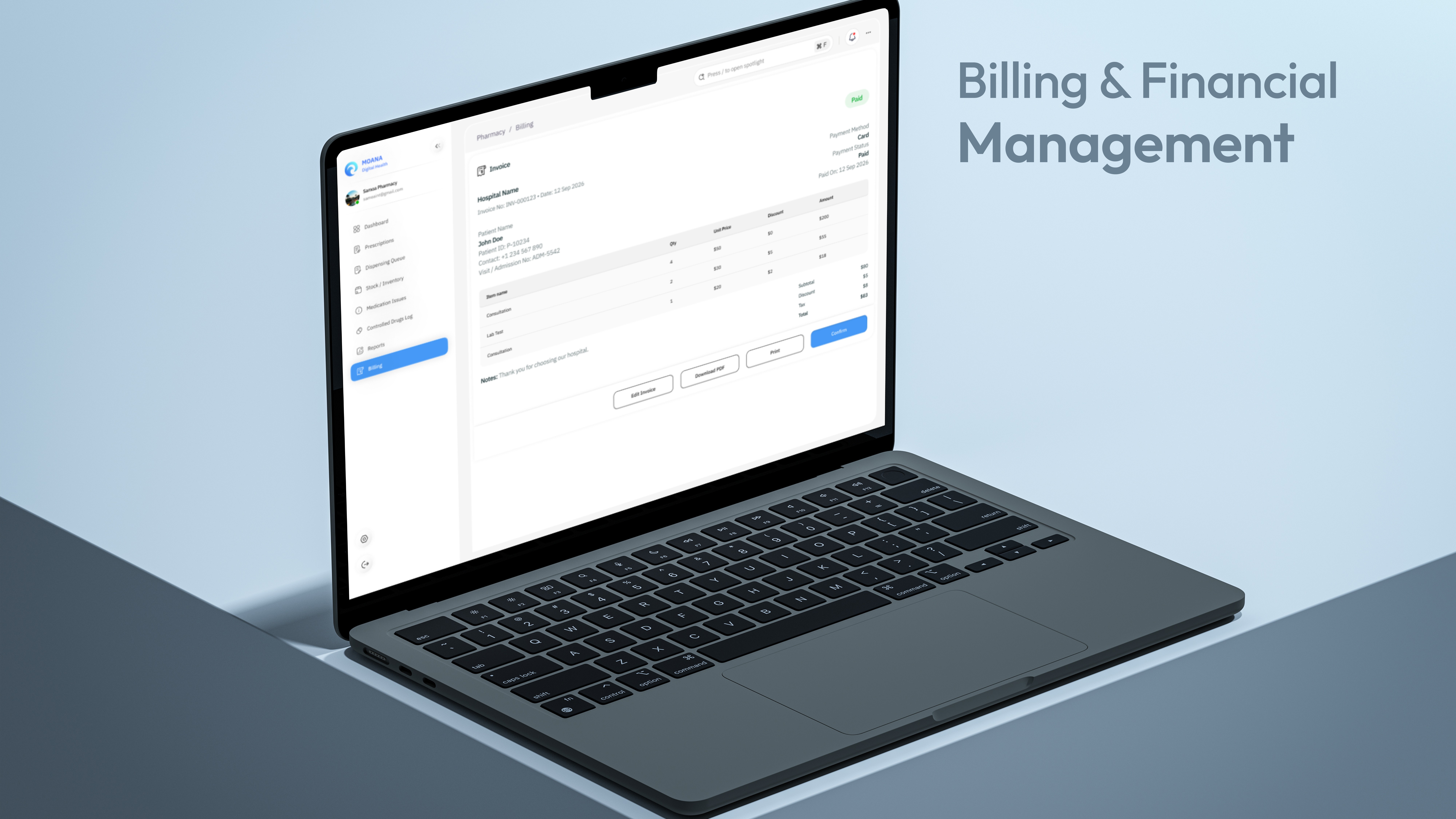 Female patient undergoing mri - magnetic resonance imaging in hospital. medical equipment and health