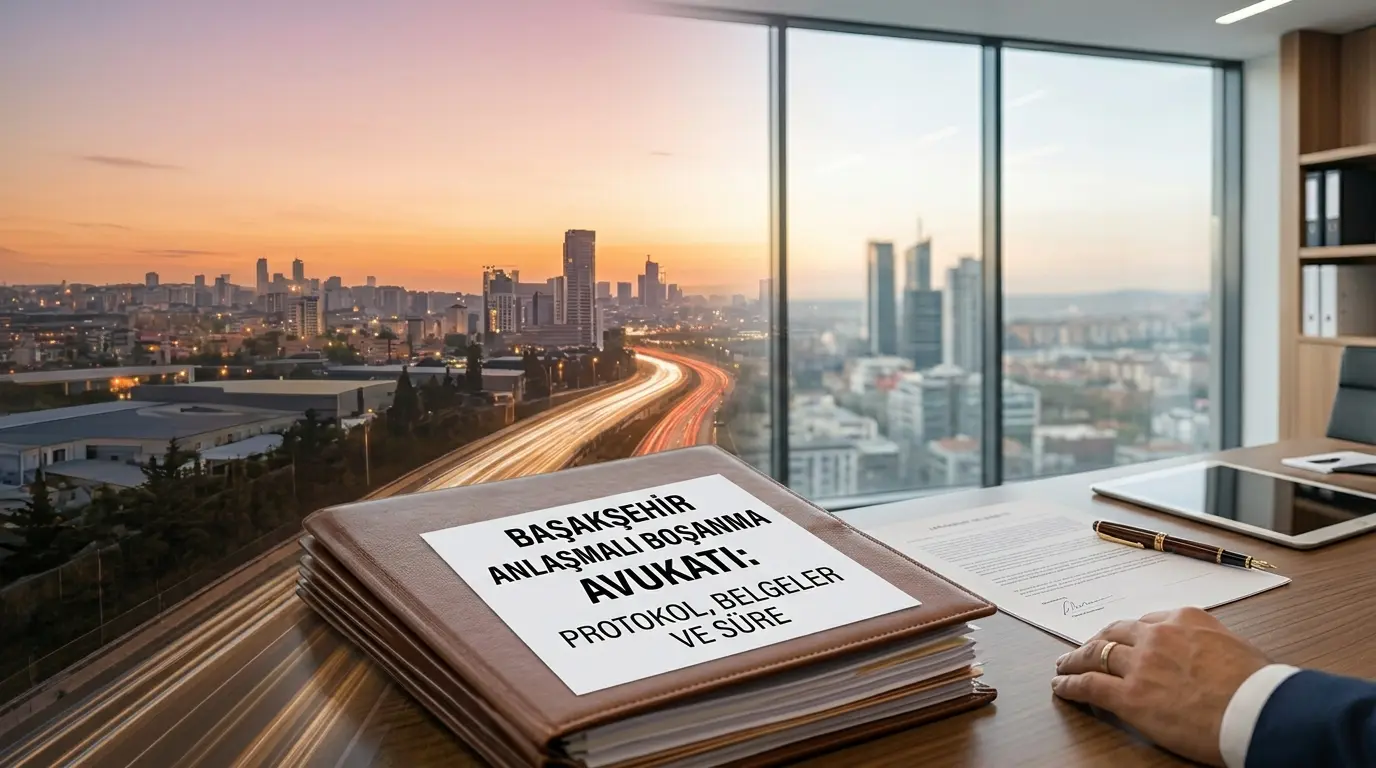 Başakşehir'de anlaşmalı boşanma süresi, protokol hazırlığı ve gerekli belgeler neler? 2026 çerçevesiyle net ve pratik rehber, Akıl Hukuk Blog Görseli