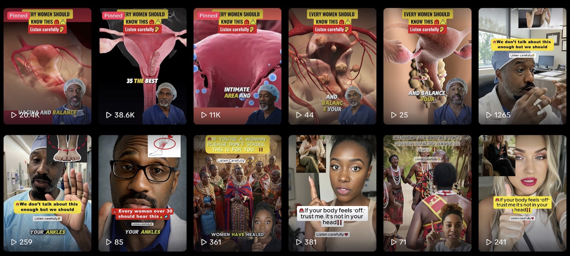 LAIFE brand TikTok account gallery