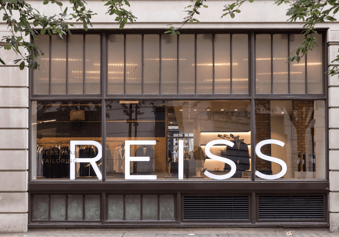 A REISS Shop front