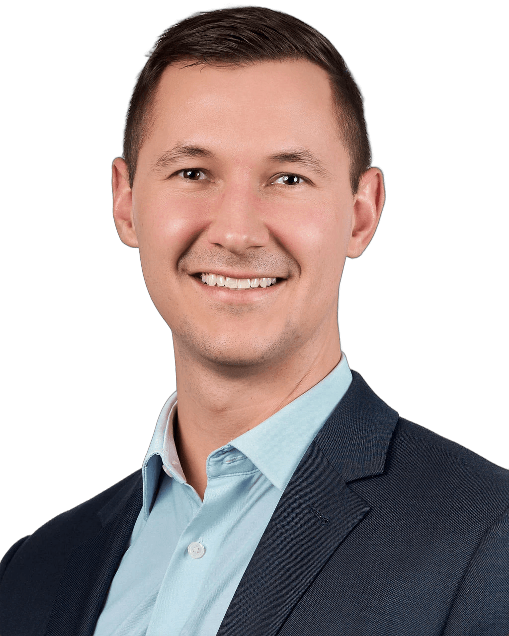 man wearing Henley top portrait