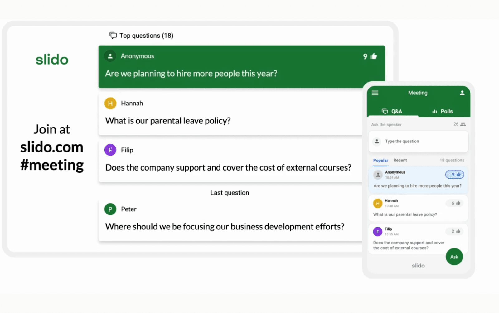 Slido overview