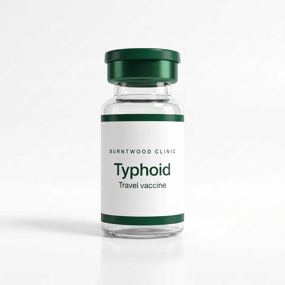 Typhoid vaccine vial