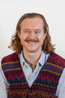 Head and shoulders of Zac Mitchell