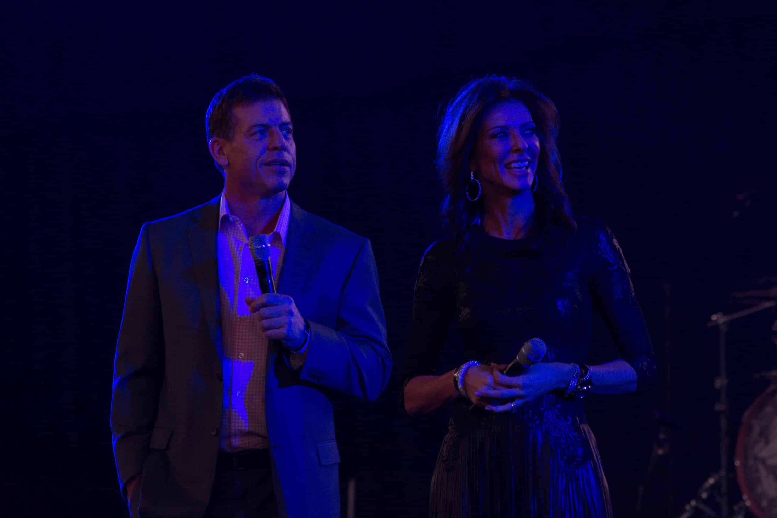 United Way of Metropolitan Dallas  Troy Aikman and Charlotte Jones smiling