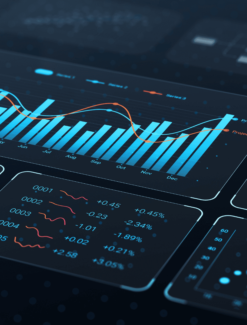 AI-Powered automated data analytics concept