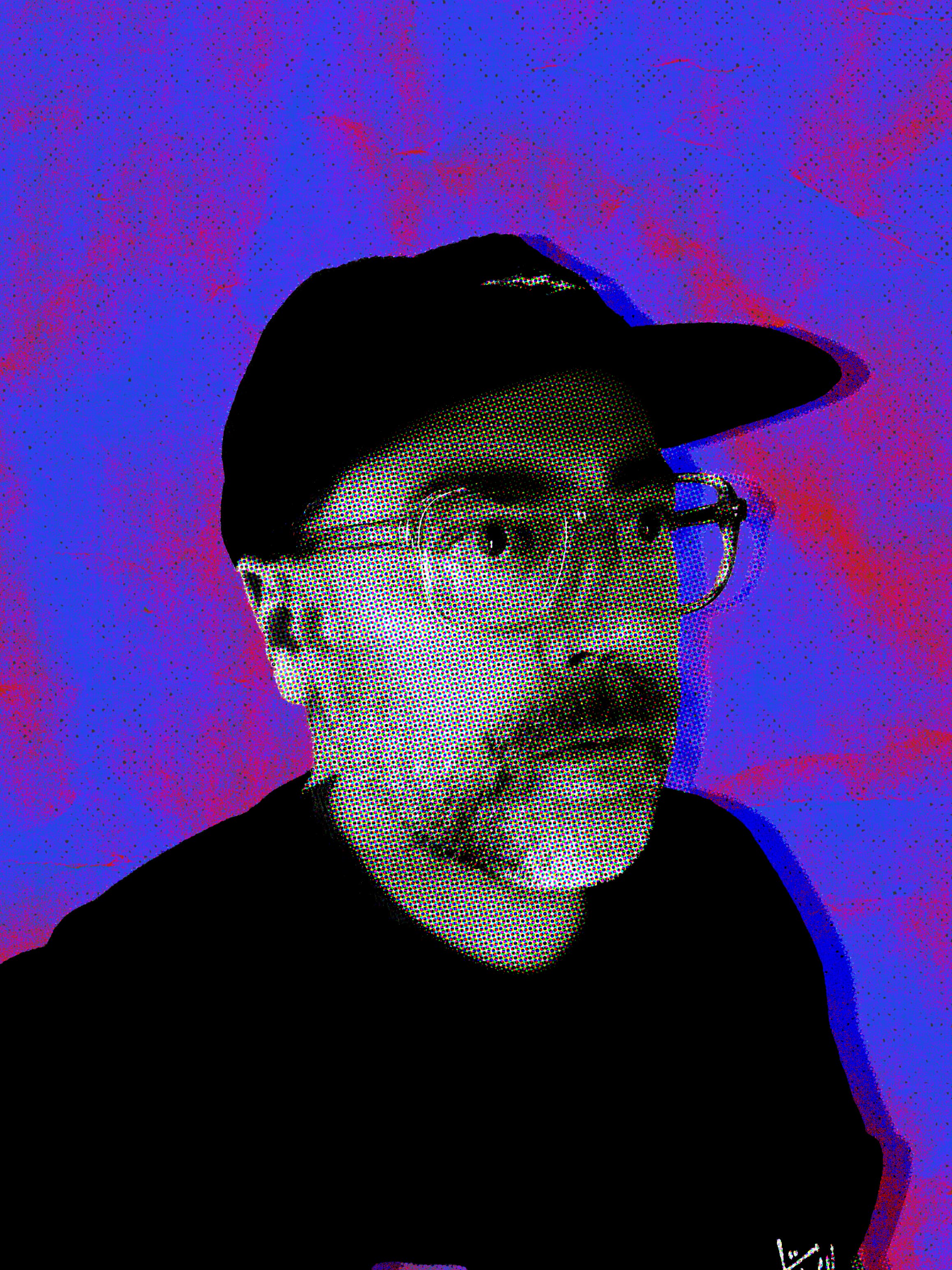 A thoughtful young person with dark hair gazes to the side, captured in soft black and white lighting.