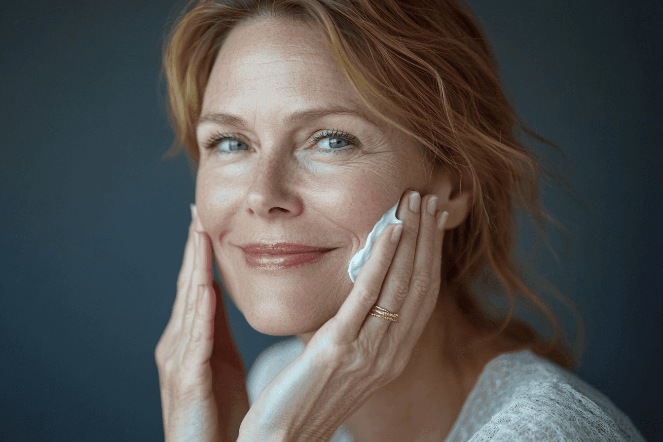 Naturalny blask i jędrna skóra po zabiegu Retibooster z mezoterapią.