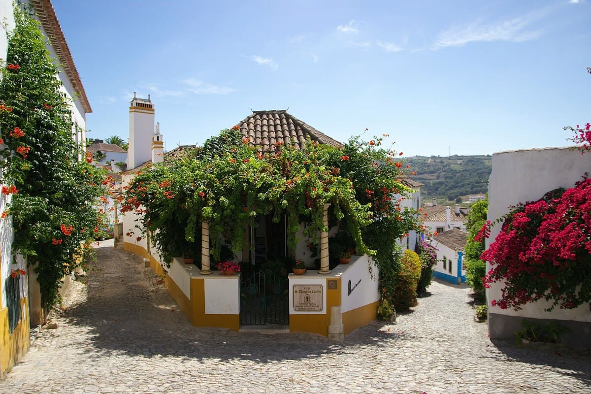 Views of Виды на город Обидушthe town of Óbidos