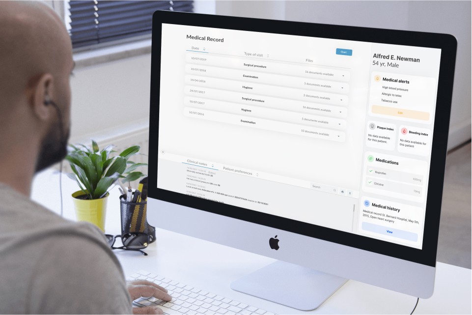 Panda monitor mockup