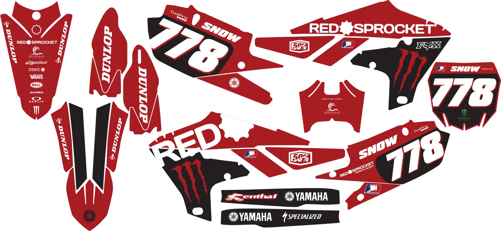 Yamaha 450fME Graphics