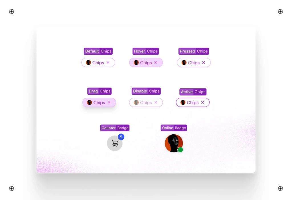 badges vs chips/tags — a friendly guide