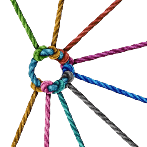 A hand holding a black pen, poised to write or draw on a surface.