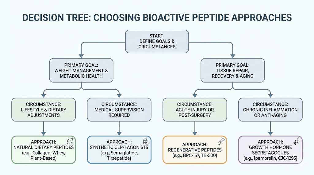 How to choose the right bioactive peptide approach for weight loss